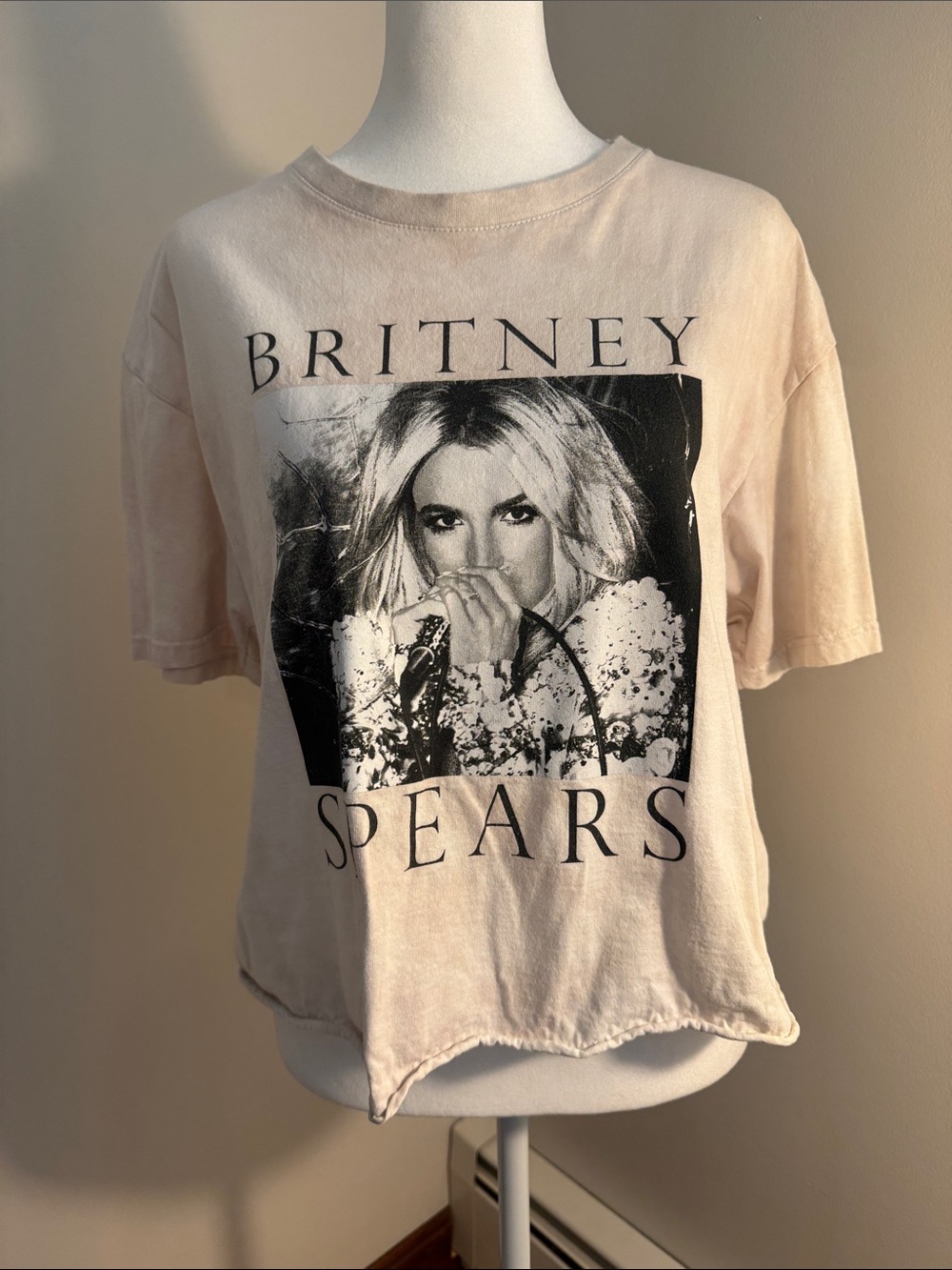 Britney Spears Graphic Cropped Tee